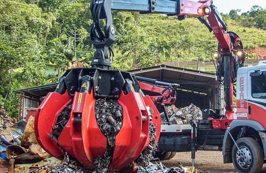 grue recyclage grappin